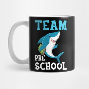 Preschool Teacher Student Shirts Shark Back To School Gift Mug